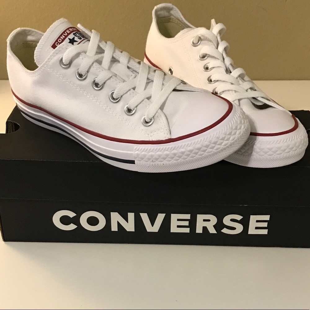 Chuck Taylor All Star White Low Top (NWT)